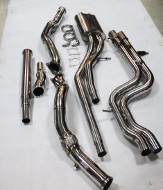 Twin 2 Dual And Tiptronic Automatic Downpipes Turbo Back