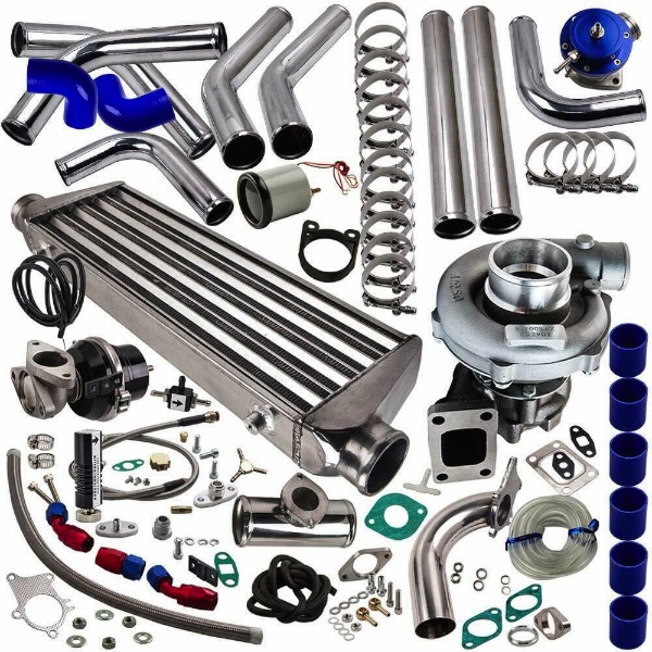 T3/T4 T3 T4 T04E Universal Turbo charger Kit+Wastegate+Intercooler+ FMIC KIT T3, XS Power Inc.